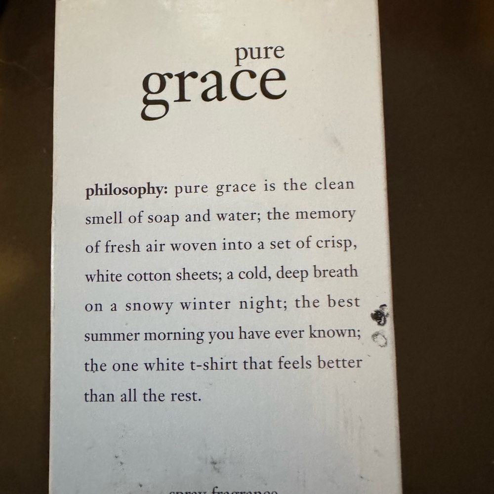 Philosophy Pure Grace perfume  - White